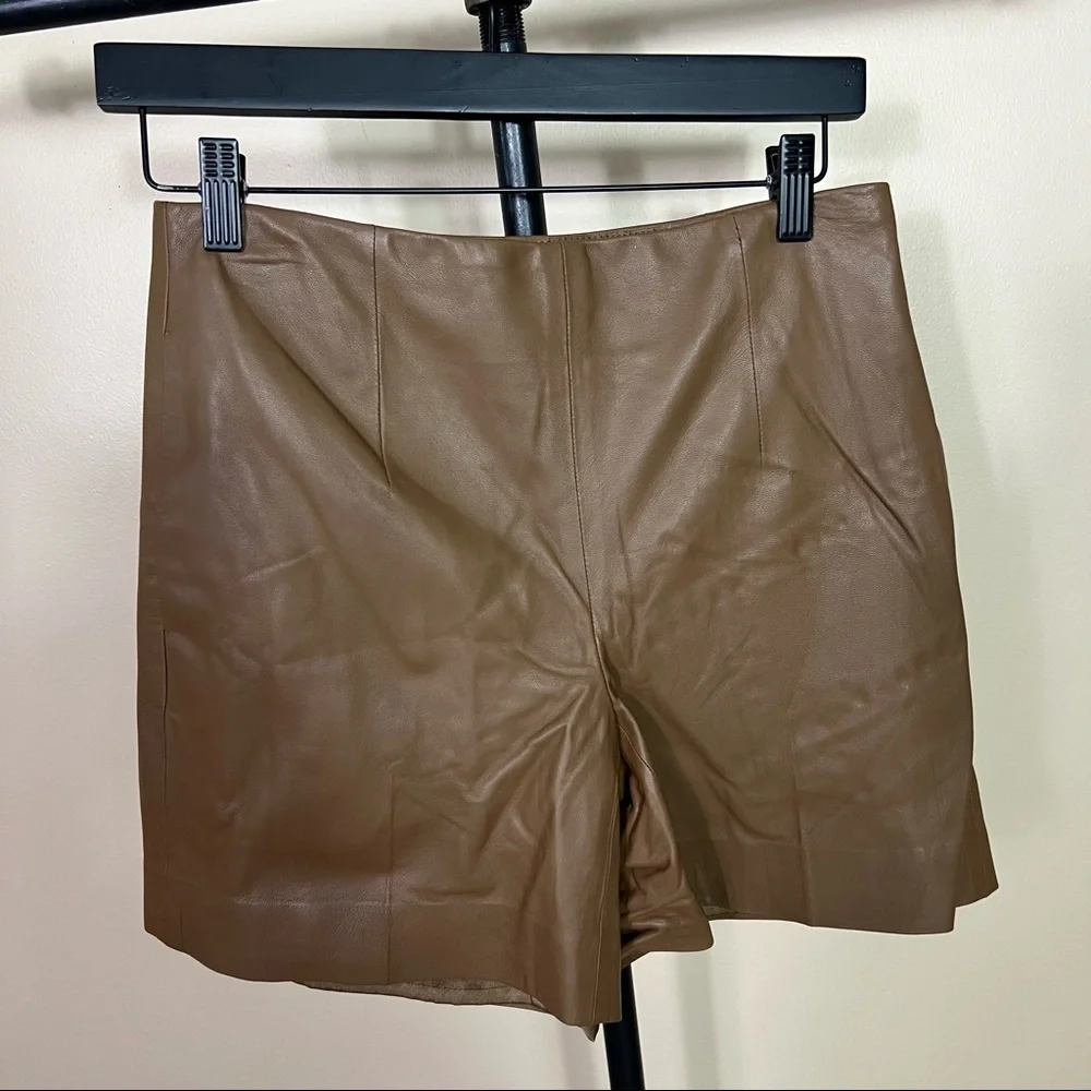 Vince Leather Shorts - Picture 4 of 8